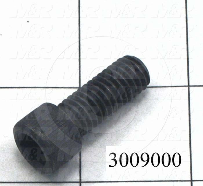 Machine Screws, Socket Head, Steel, Thread Size 3/8-16, Screw Length 1", Full Thread Length, Right Hand, Black Oxide