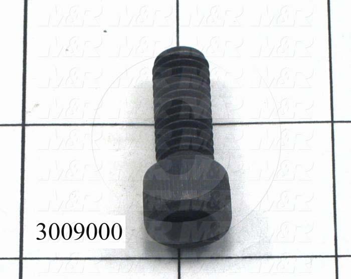 Machine Screws, Socket Head, Steel, Thread Size 3/8-16, Screw Length 1", Full Thread Length, Right Hand, Black Oxide