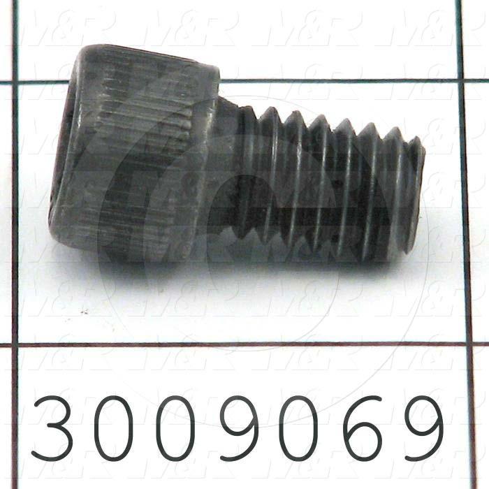 Machine Screws, Socket Head, Steel, Thread Size 5/16-18, Screw Length 1/2 in., Full Thread Length, Right Hand, Black Oxide