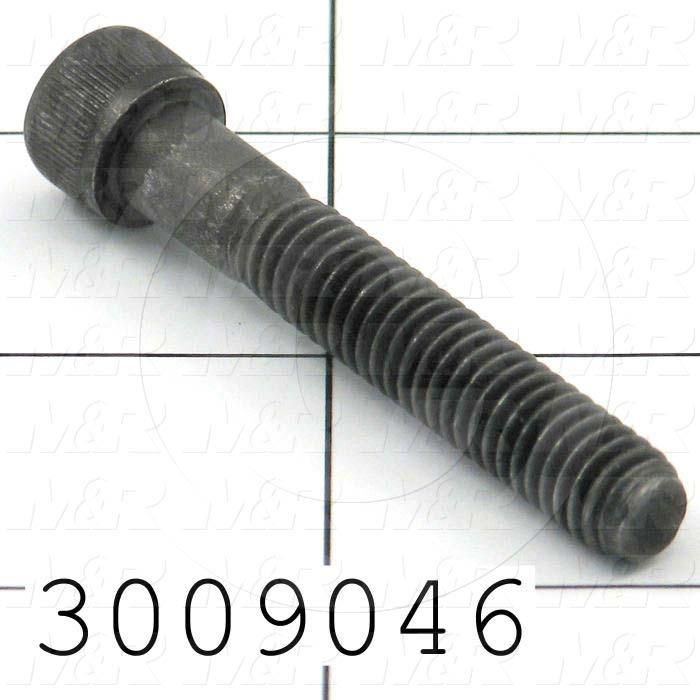 Machine Screws, Socket Head, Steel, Thread Size 5/16-18, Screw Length 2.00 in., Partial Thread Length, Right Hand, Black Oxide