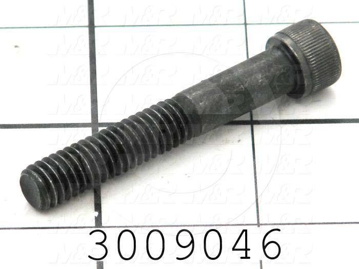 Machine Screws, Socket Head, Steel, Thread Size 5/16-18, Screw Length 2.00 in., Partial Thread Length, Right Hand, Black Oxide