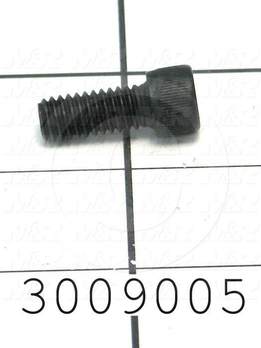 Machine Screws, Socket Head, Steel, Thread Size 5/16-18, Screw Length 3/4", Full Thread Length, Right Hand, Black Electro Polyseal