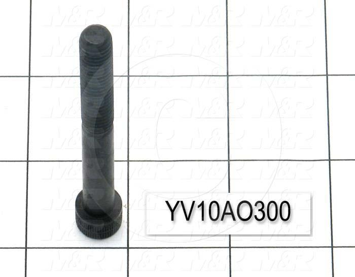 Machine Screws, Socket Head, Steel, Thread Size 5/16-18, Screw Length 3 in., Partial Thread Length, Right Hand, Black Oxide