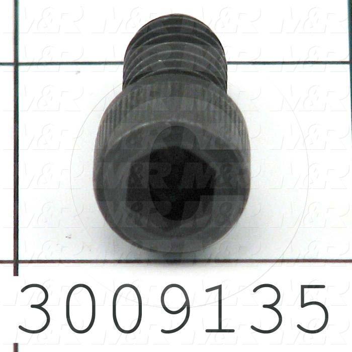 Machine Screws, Socket Head, Steel, Thread Size 5/16-18, Screw Length 5/8", Full Thread Length, Right Hand, Black Oxide
