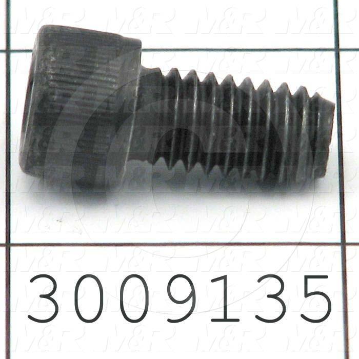 Machine Screws, Socket Head, Steel, Thread Size 5/16-18, Screw Length 5/8", Full Thread Length, Right Hand, Black Oxide