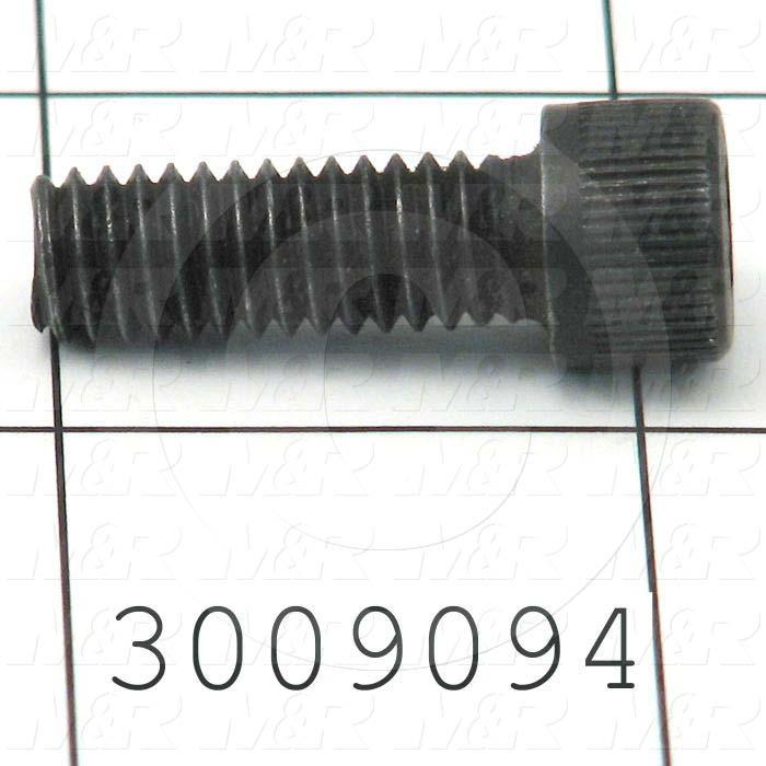 Machine Screws, Socket Head, Steel, Thread Size 5/16-18, Screw Length 7/8 in., Full Thread Length, Right Hand, Black Oxide