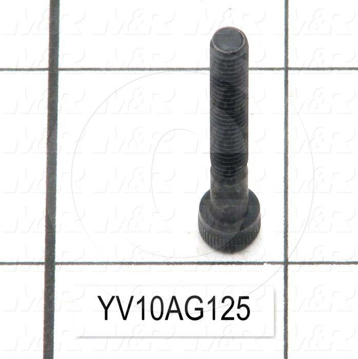 Machine Screws, Socket Head, Steel, Thread Size 8-32, Screw Length 1 1/4 in., 0.88" Thread Length, Right Hand, Black Oxide