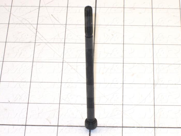 Machine Screws, Socket Head, Steel, Thread Size M6, Screw Length 110 mm, Partial Thread Length, Right Hand, Black Oxide, Made in USA