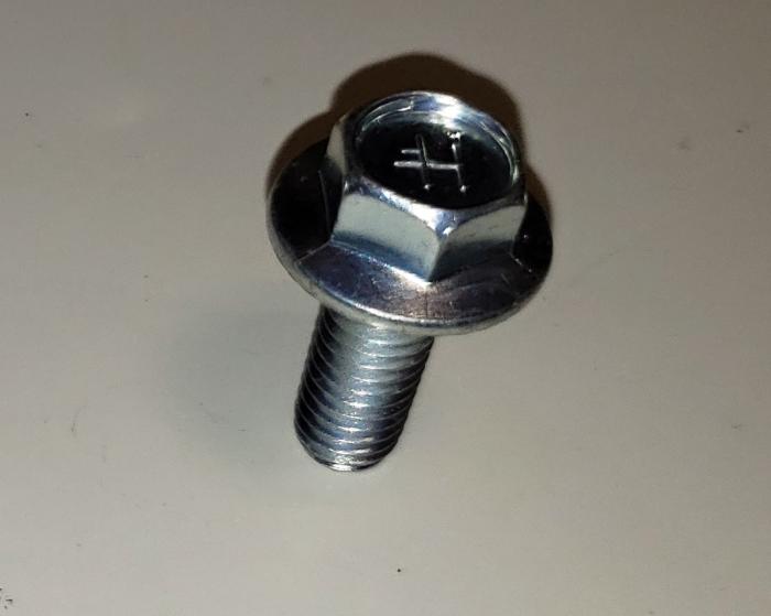 Machine Screws, Whiz Lock Head, Steel, Grade Class 8, Thread Size 3/8-16, Screw Length 1", Right Hand, Zinc