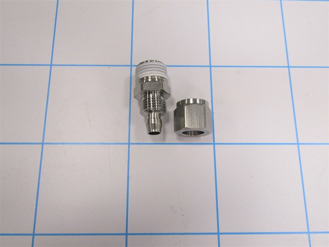 MALE CONNECTOR 4MM TUBE 1/8NPT