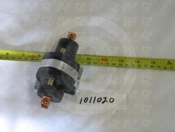 Mercury Relay, 1 Pole, Coil Voltage 120VAC, SPDT, 100A, 120V