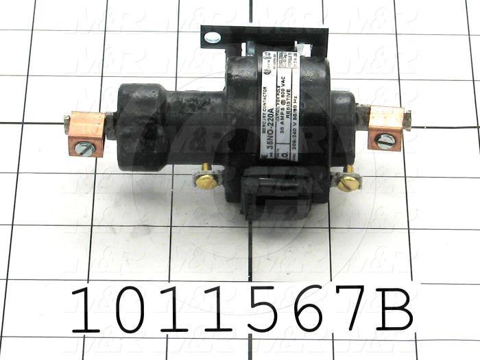 Mercury Relay, 1 Pole, Coil Voltage 230VAC, SPDT, 35A, 600V