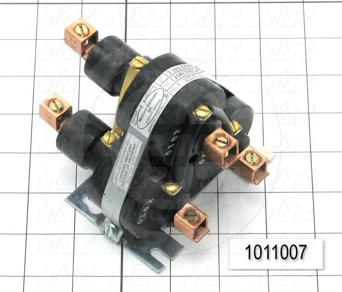 Mercury Relay, 3 Poles, Coil Voltage 220VAC, 3PDT, 60A, 220V