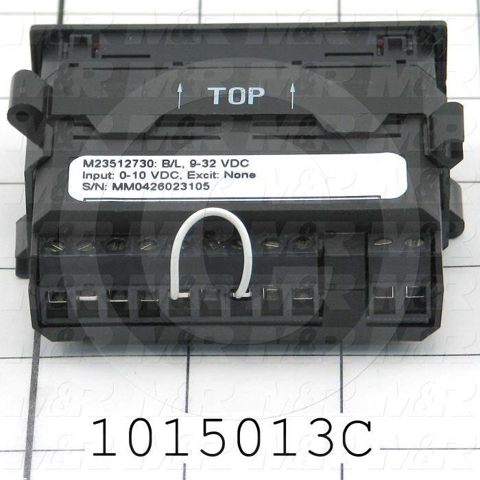Meter, Digital, 0-10VDC, 7-Segment LCD, Red Backlight, 9-32VDC