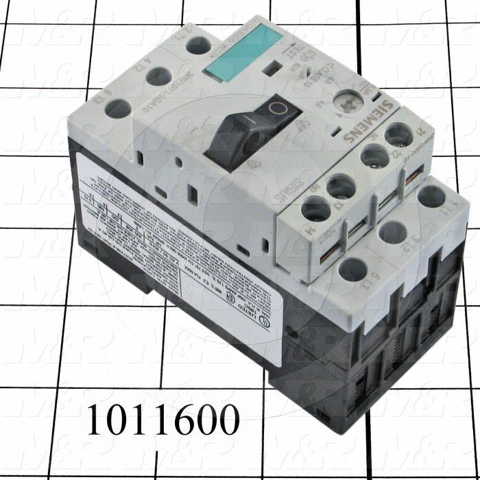 Motor Starter Protector, 1.1A Minimum Current, 1.6A Maximum Current, 0.75 HP @ 3PH 480VAC