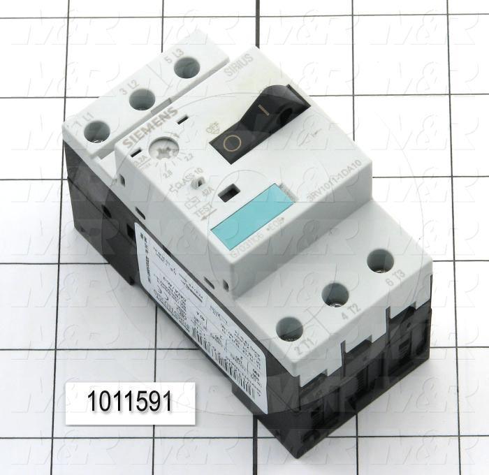 Motor Starter Protector, 2.2A Minimum Current, 3.2A Maximum Current, 1.5 HP @ 3PH 480VAC