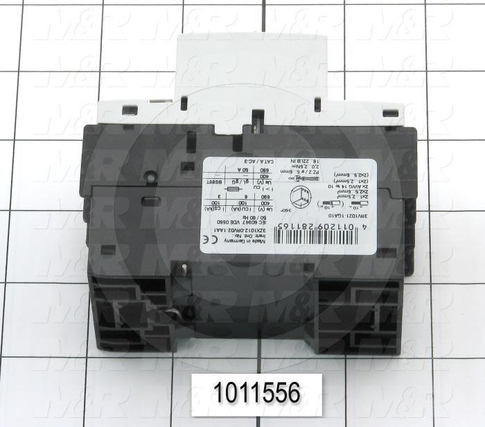 Motor Starter Protector, 4.5A Minimum Current, 6.3A Maximum Current, 3 HP @ 3PH 480VAC