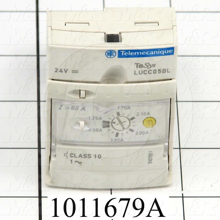 Motor Starter Protector, Single Phase, 24VDC, 1.25A Minimum Current, 5A Maximum Current