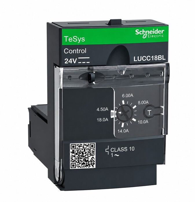 Motor Starter Protector, Single Phase, 24VDC, 4.5A Minimum Current, 18A Maximum Current