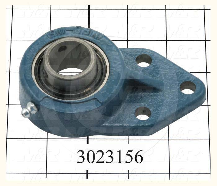 UCFB206-17 Three Bolt Flanged Mounted Bearing 1-1/16" Bore