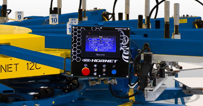 M&R HORNET Control Panel with a 7.5-inch high-resolution touchscreen