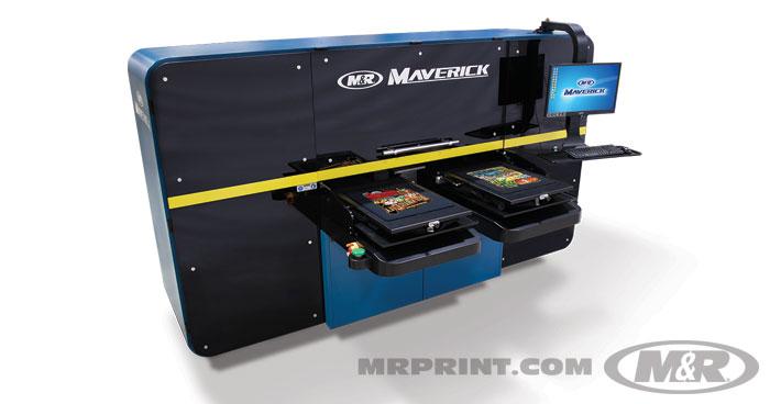 MAVERICK&trade; Industrial High-Speed DTG Printing System