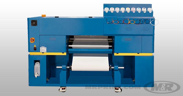 Bulk ink system with white ink recirculation