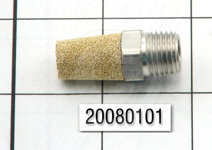 Muffler, 1/4 NPT Port Size IN