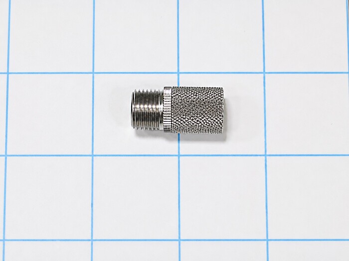 Muffler, 1/8 NPT Port Size IN, 16 dB Noise Reduction
