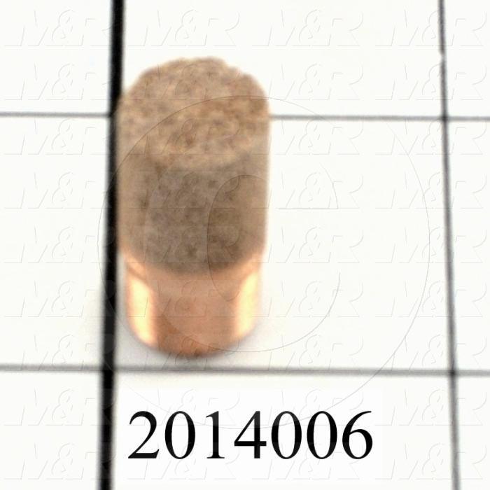 Muffler, 1/8 NPT Port Size IN, 16 dB Noise Reduction