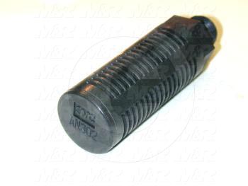 Muffler, 3/8 NPT Port Size IN, 25 dB Noise Reduction, 35 sqmm Effective Area