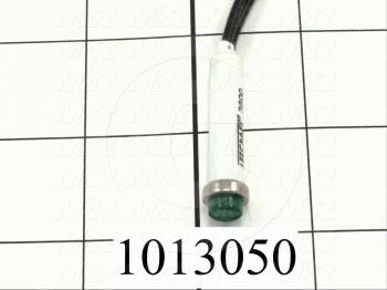 Neon Lamp, Green, 24V