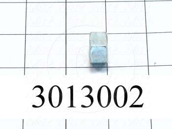 Nuts, Finish Hex, 1/2-20 Thread Size, Right Hand, Steel, Zinc