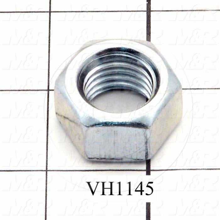 Nuts, Hex, 3/4-10 Thread Size, Right Hand, Steel, Zinc