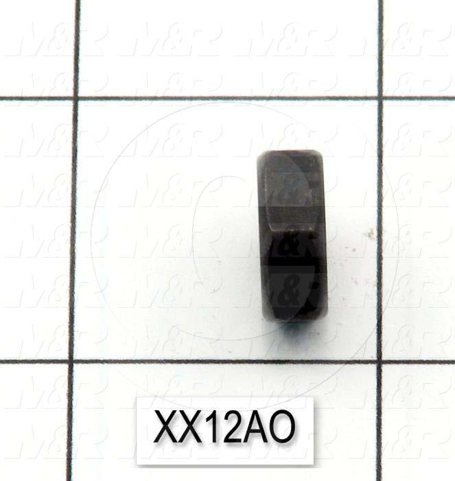 Nuts, Hex, 5/16-18 Thread Size, Right Hand, Steel, Black Oxide