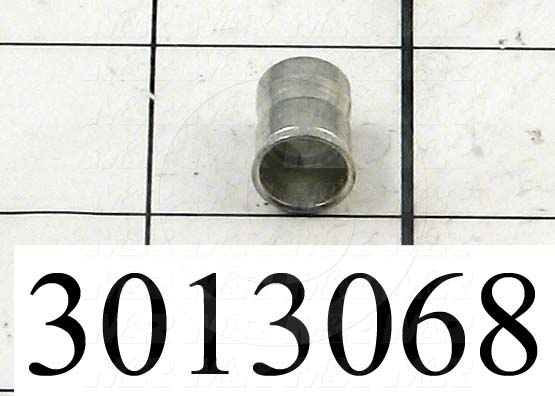 Nutsert, AT Type, Thread Size 1/4"-20, Outside Diameter 0.396", Overall Length 0.530"