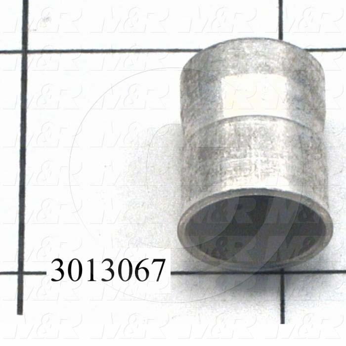 Nutsert, AT Type, Thread Size 3/8-16, Outside Diameter 0.583", Overall Length 0.76"
