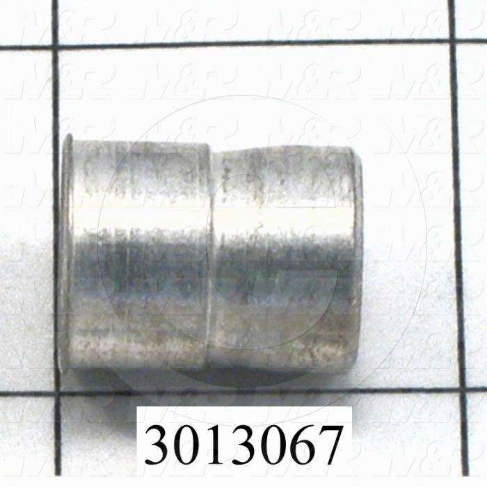 Nutsert, AT Type, Thread Size 3/8-16, Outside Diameter 0.583", Overall Length 0.76"