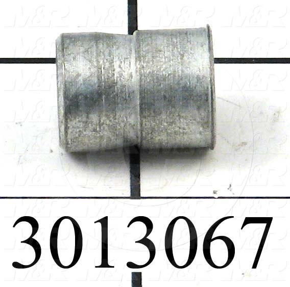 Nutsert, AT Type, Thread Size 3/8-16, Outside Diameter 0.583", Overall Length 0.76"