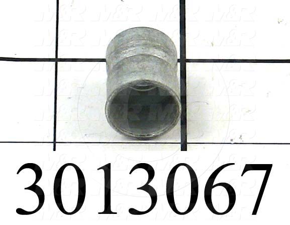 Nutsert, AT Type, Thread Size 3/8-16, Outside Diameter 0.583", Overall Length 0.76"
