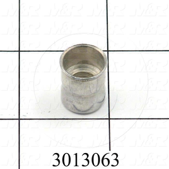 Nutsert, AT Type, Thread Size 5/16-18, Outside Diameter 0.521", Overall Length 0.63"