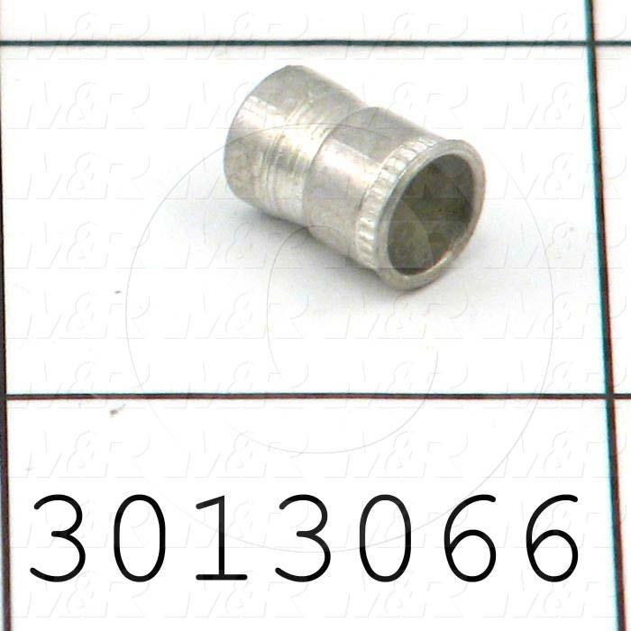 Nutsert, AT Type, Thread Size 8-32, Outside Diameter 0.264", Overall Length 0.390"