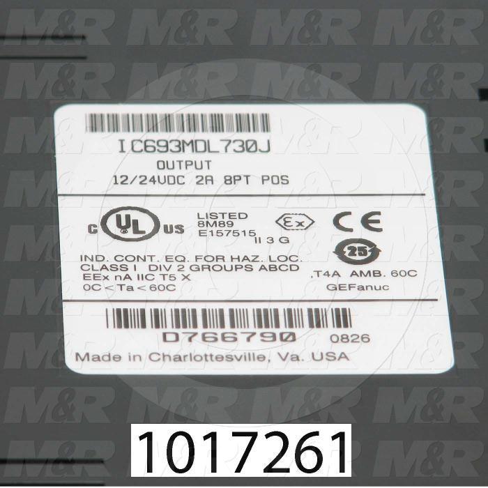 Output Module, 8 Outputs, 24VDC