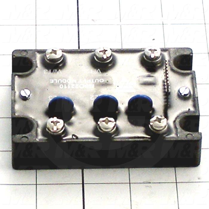 Output Module, SSR, 220VAC, 110A, 3 Phase