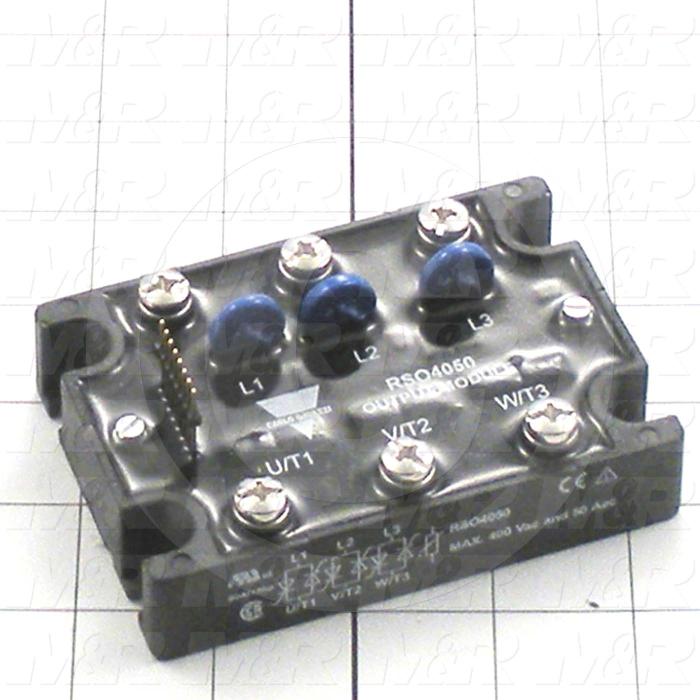 Output Module, SSR, 400VAC, 50A, 3 Phase