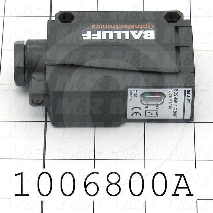 Photoeletric Sensor, 4mm threaded, 75mm-2m Sensing Range, 15-264VAC