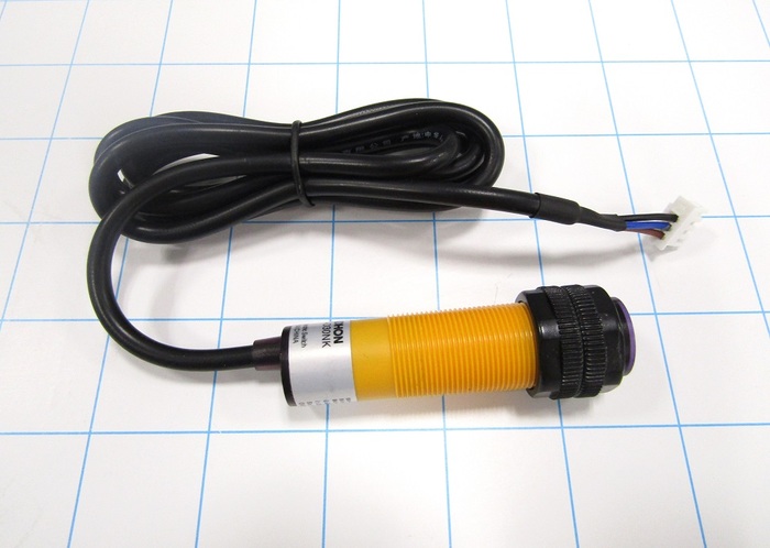 Photoeletric Sensor, Dia 18mm, 30cm Sensing Range, 4.5-5.5V