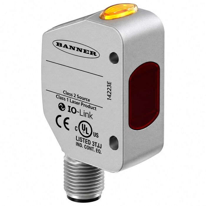 Photoeletric Sensor, Laser, 610mm Sensing Range, NPN/PNP, 10-30VDC, w/o cable Cable