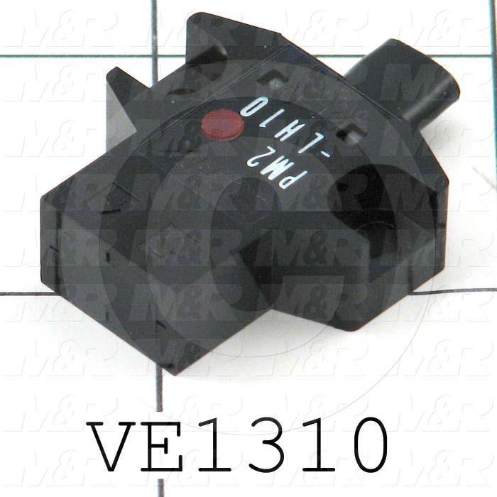 Photoeletric Sensor, Micro, U-shaped, Fixed-Focus Reflective, Light On