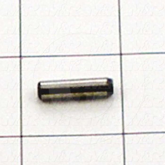 Pin, Dowel Pin, ANSI, 0.19 in. Diameter, 0.750" Overall Length, Alloy Steel Material